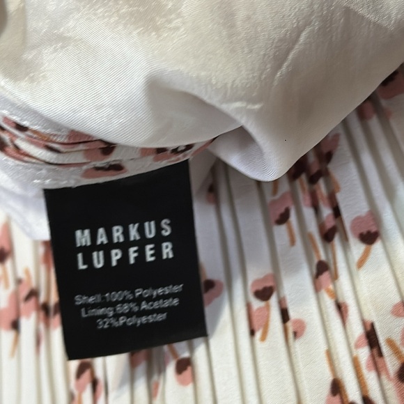 Markus Lupfer Pleated Floral Pants Size 8 - Picture 10 of 12